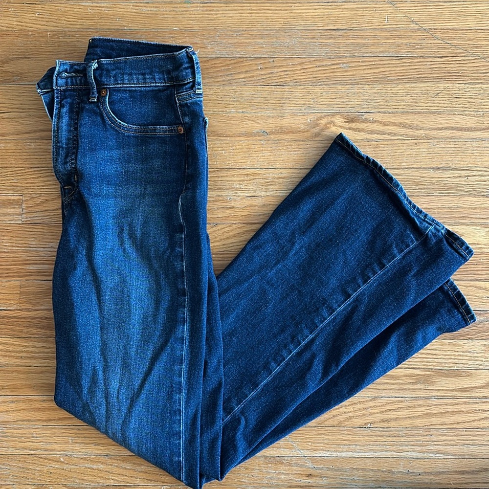 GAP High Rise Flare Jeans Size 2S